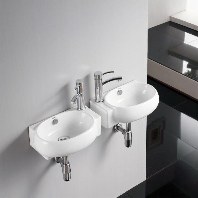 Chậu lavabo mini treo góc hoặc thẳng Choson