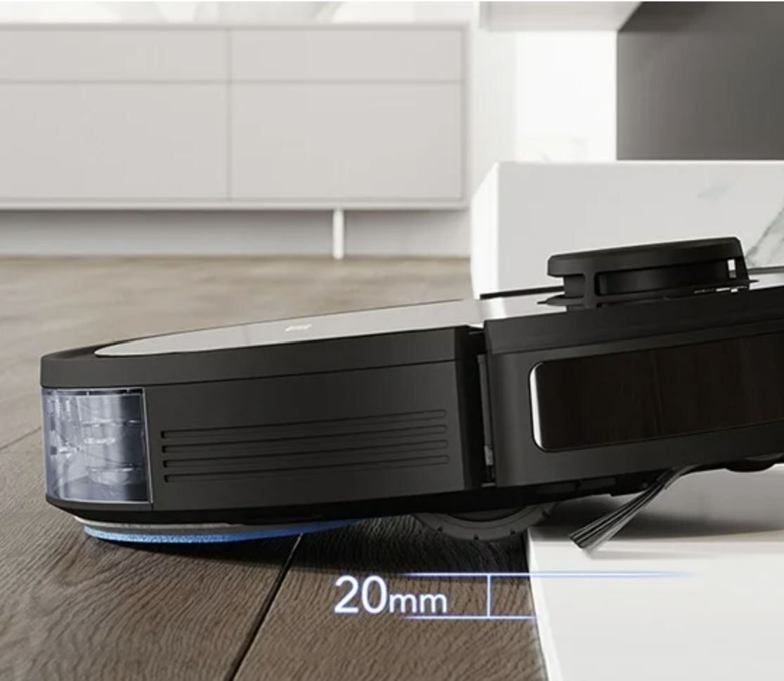 Robot Hút Bụi Lau Nhà ECOVACS DEEBOT N8 PRO PLUS Kết Nối App Công nghệ OZMO 2.0 Lực Hút 2600 Pa Phù Hợp Diện Tích 200m2 Với Công Suất 40W - Hàng Chính Hãng