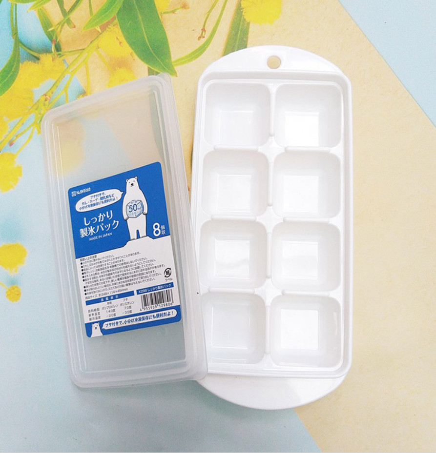 Khuôn làm đá viên kháng khuẩn, an toàn Nakaya Ice Tray - Hàng nội địa Nhật Bản |#Made in Japan| |#nhập khẩu chính hãng| |#K280|#K281|#K298