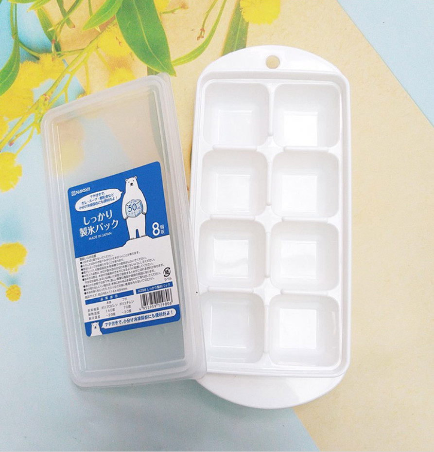 Khay làm đá viên kháng khuẩn, an toàn Nakaya Ice Tray - Hàng nội địa Nhật Bản |#nhập khẩu chính hãng| |#Made in Japan| |#K280|#K281|#K298|