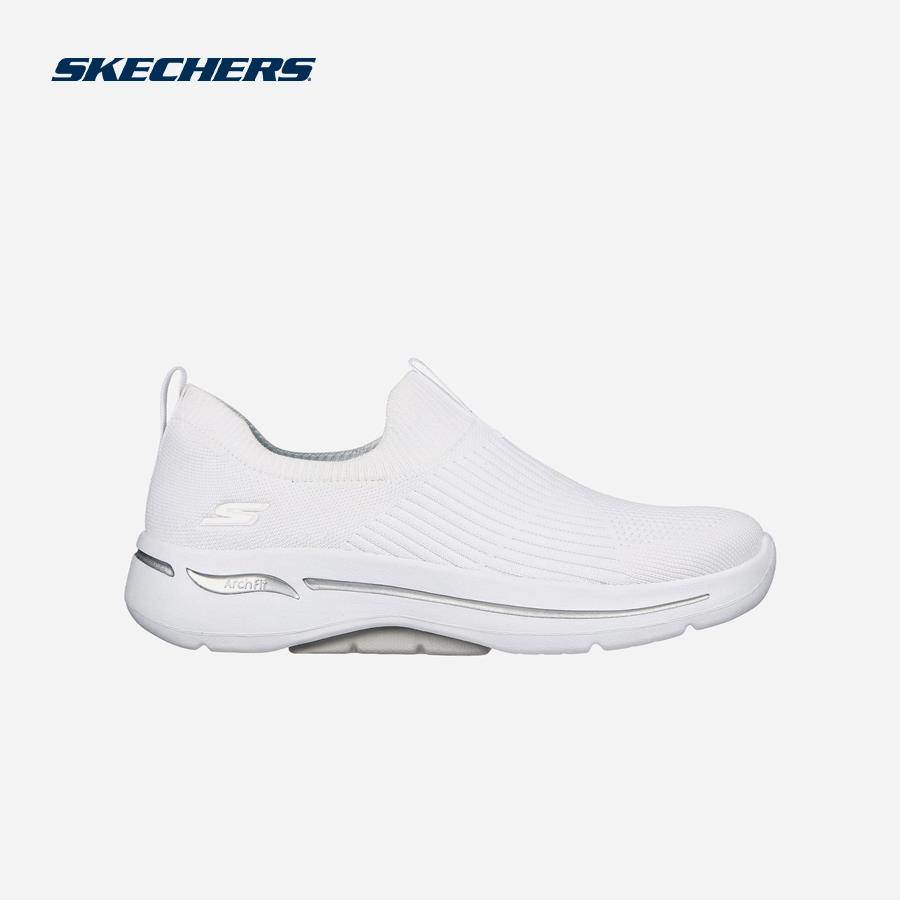 Giày thể thao nữ Skechers Go Walk Arch Fit - 124409-WHT