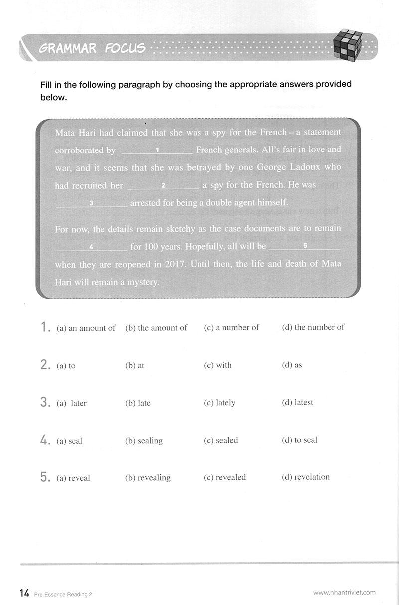 Longman Pre-Essence Reading 2