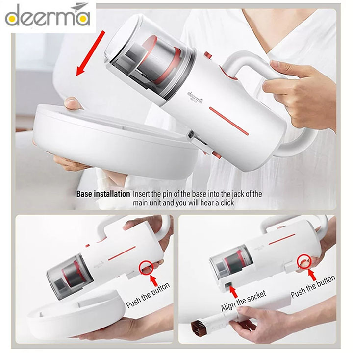 Máy Hút Bụi Mini Cầm Tay DEERMA CM1300 - Đa Năng 3 Trong 1