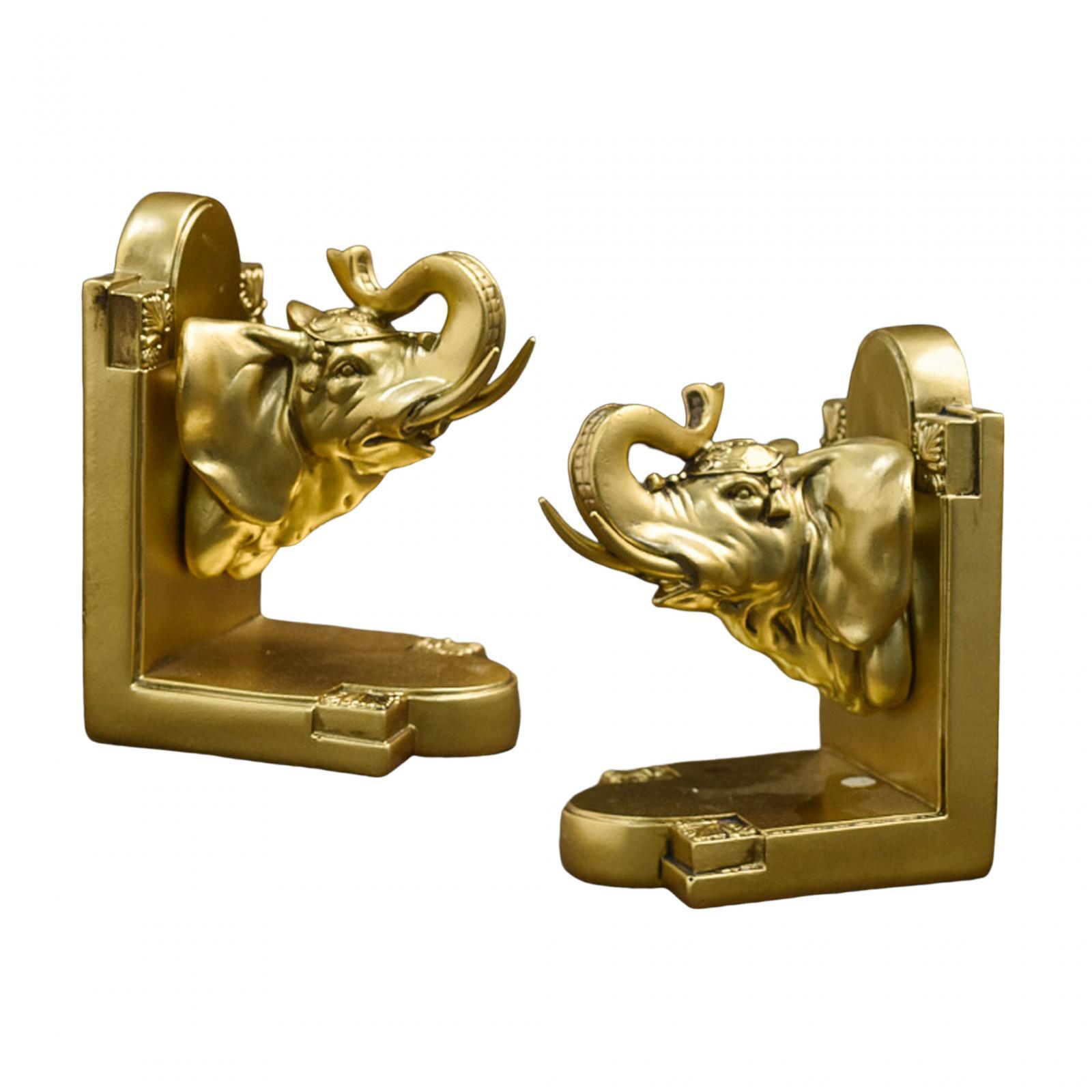 Decorative Bookends Book Stopper Non Skid Bookrack Home Decor Resin Book Ends Book Support for School Desk Living Room Bedroom Vinyl Records