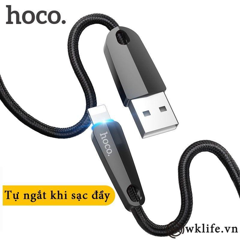 Cáp Tự Ngắt Hoco U35 Dành cho iPhone- Siêu Bền- Bảo Vệ Máy - Hàng Chính Hãng