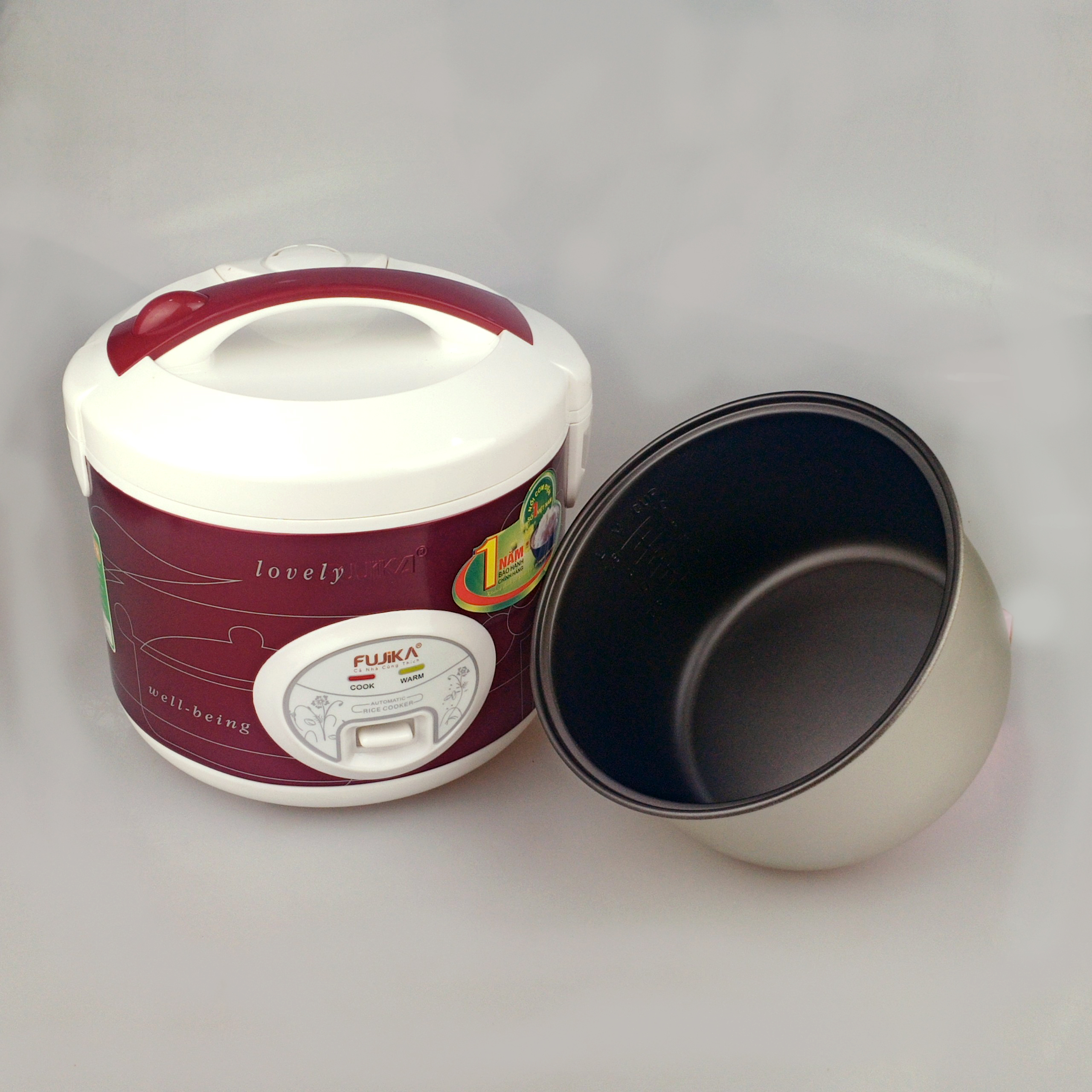 Nồi Cơm Điện Fujika Nắp Gài Thiết Kế Công Nghệ Hiện Đại Tiết Kiệm Điện -Hàng Chính Hãng