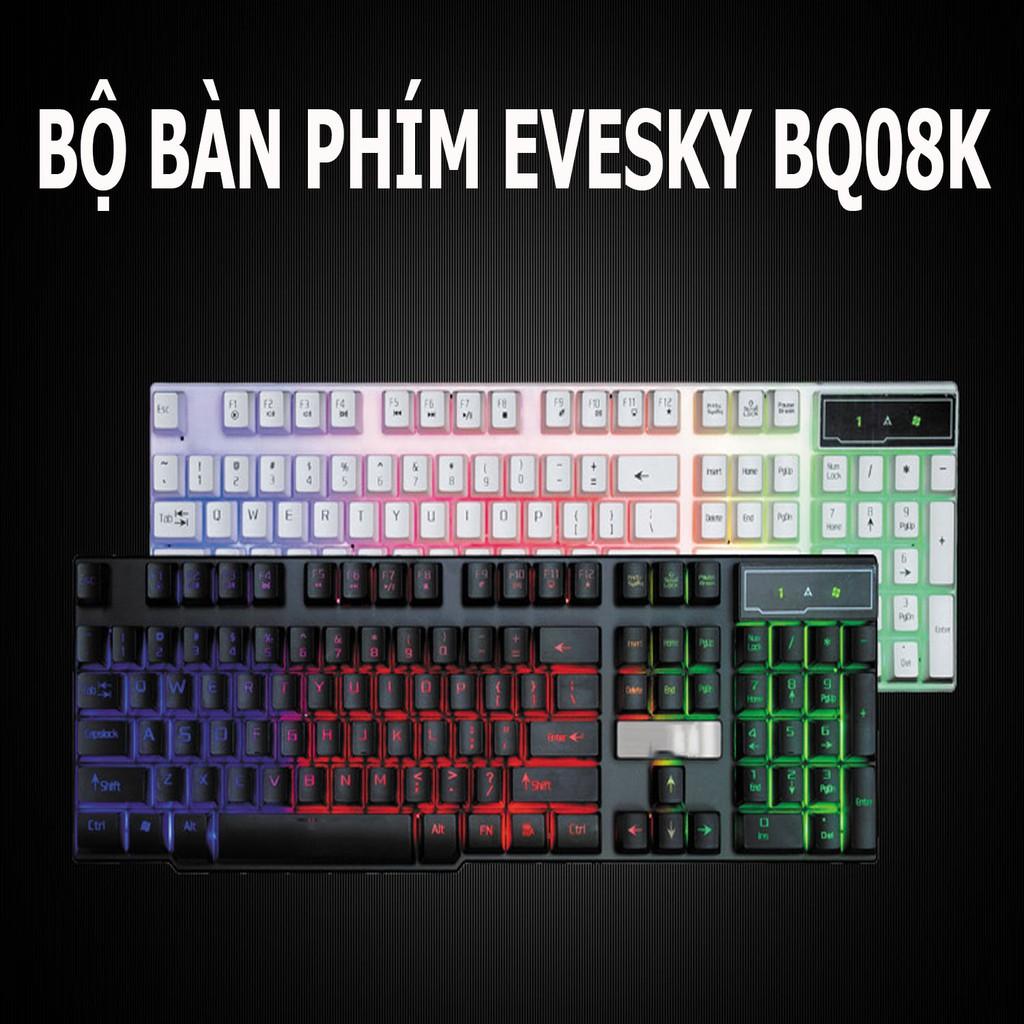 Bàn phím máy tính Giả Cơ EVESKY BQ08K Ấn Tượng