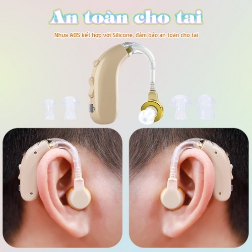 Máy trợ thính không dây pin sạc Axon A-130 - Tặng kèm hộp đựng