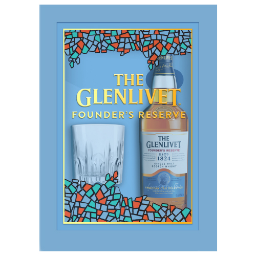 Bộ sản phẩm rượu The Glenlivet Founder Reserve 700ml