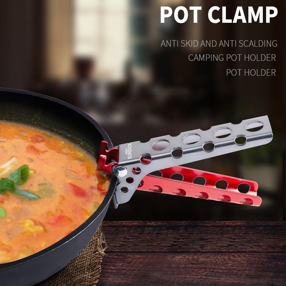 Dụng cụ kẹp gắp thức ăn nóng bát, đĩa, chảo bằng Hợp kim nhôm,Thiết kế chạm khắc rỗng, nhẹ