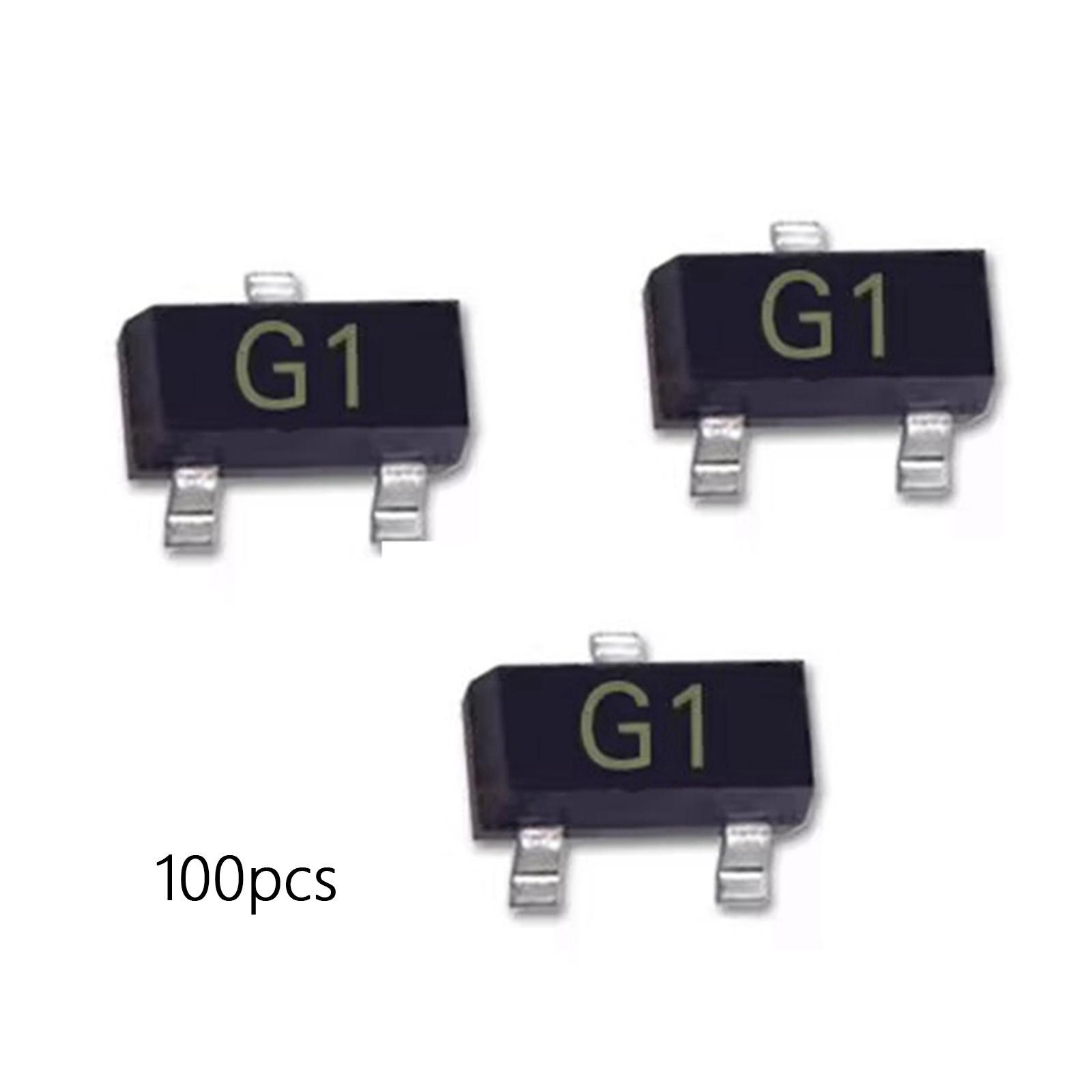 100 Pieces SMD Transistors MMBT5551LT1G for Audio Video Repair Circuit Board