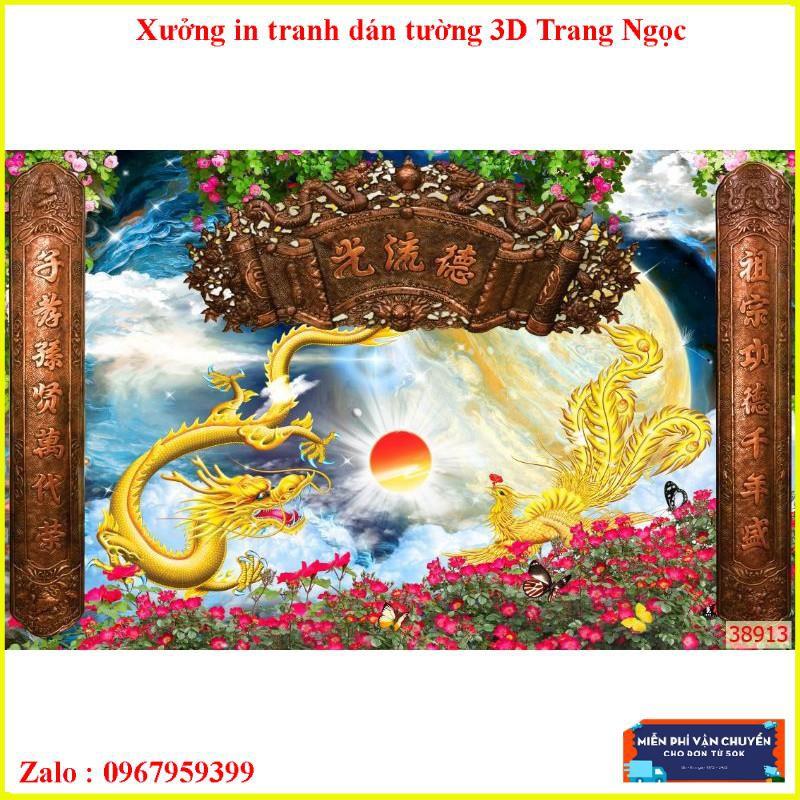 Tranh dán ban thờ 3D