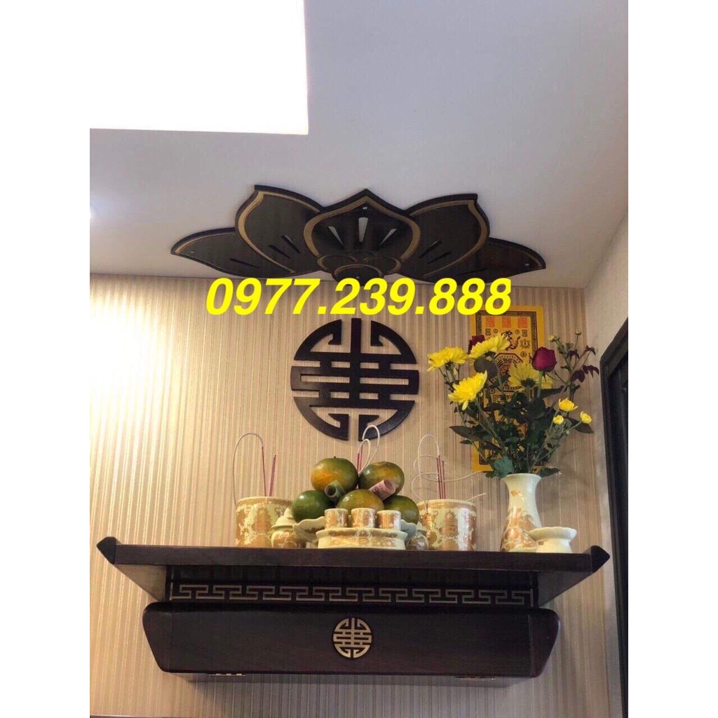 Bàn thờ treo có ngăn kéo 107cm