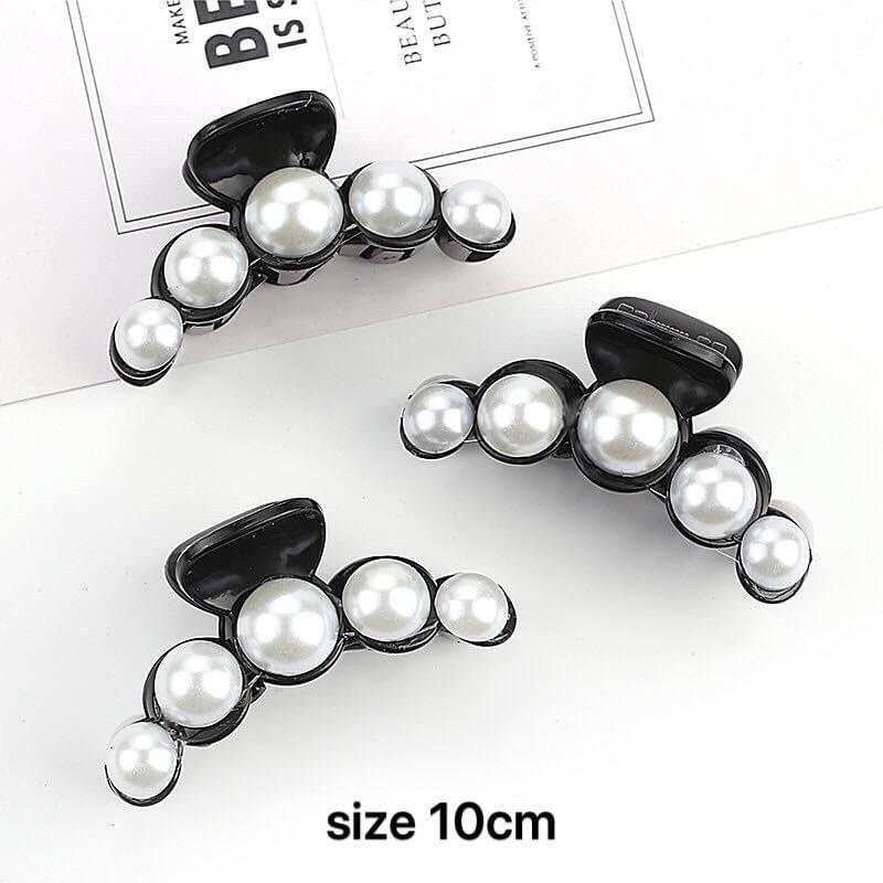 Kẹp Tóc Càng Cua Kẹp Tóc Đính Ngọc Trai Size To Nhiều Mẫu