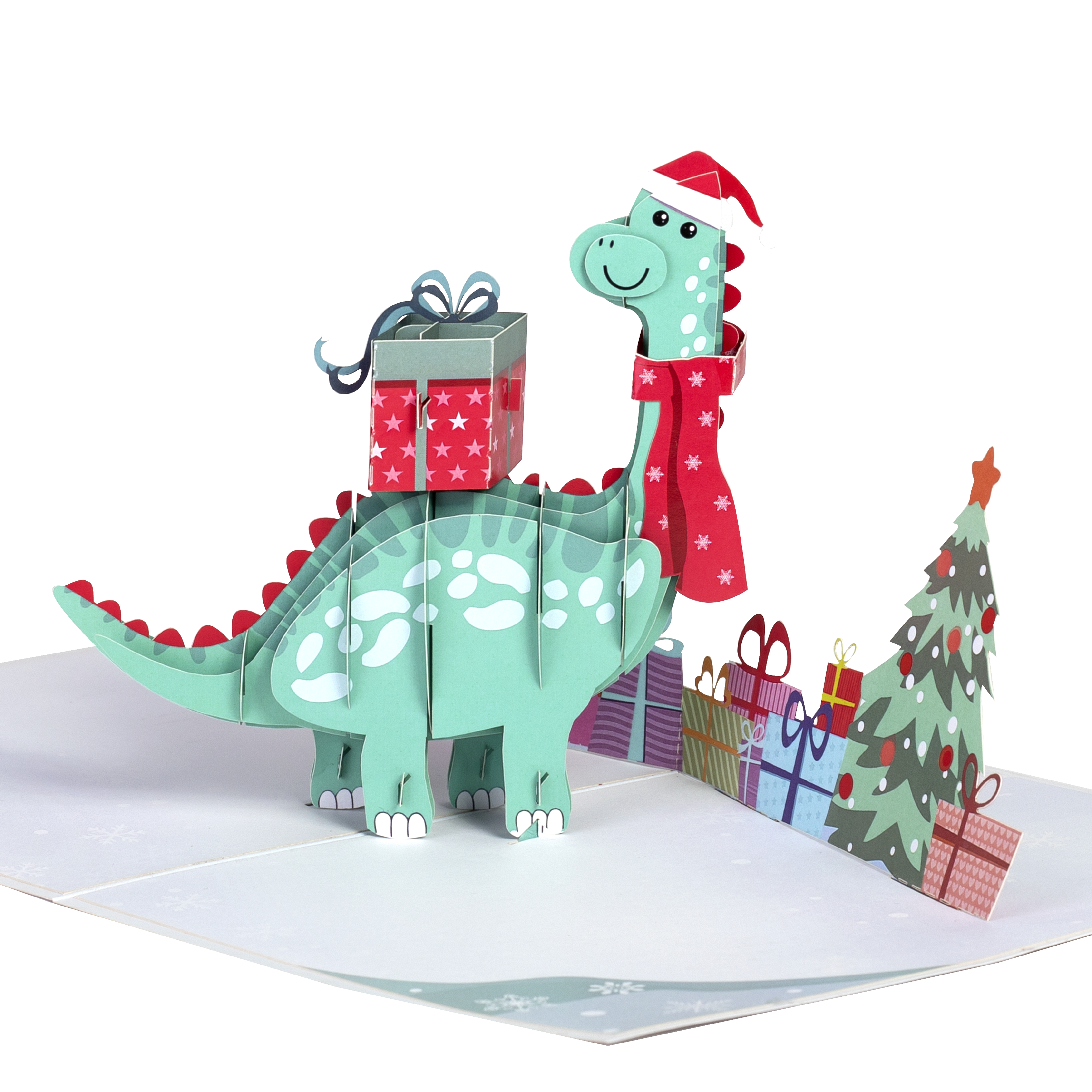 X39- THIỆP NOEL 3D KHỦNG LONG