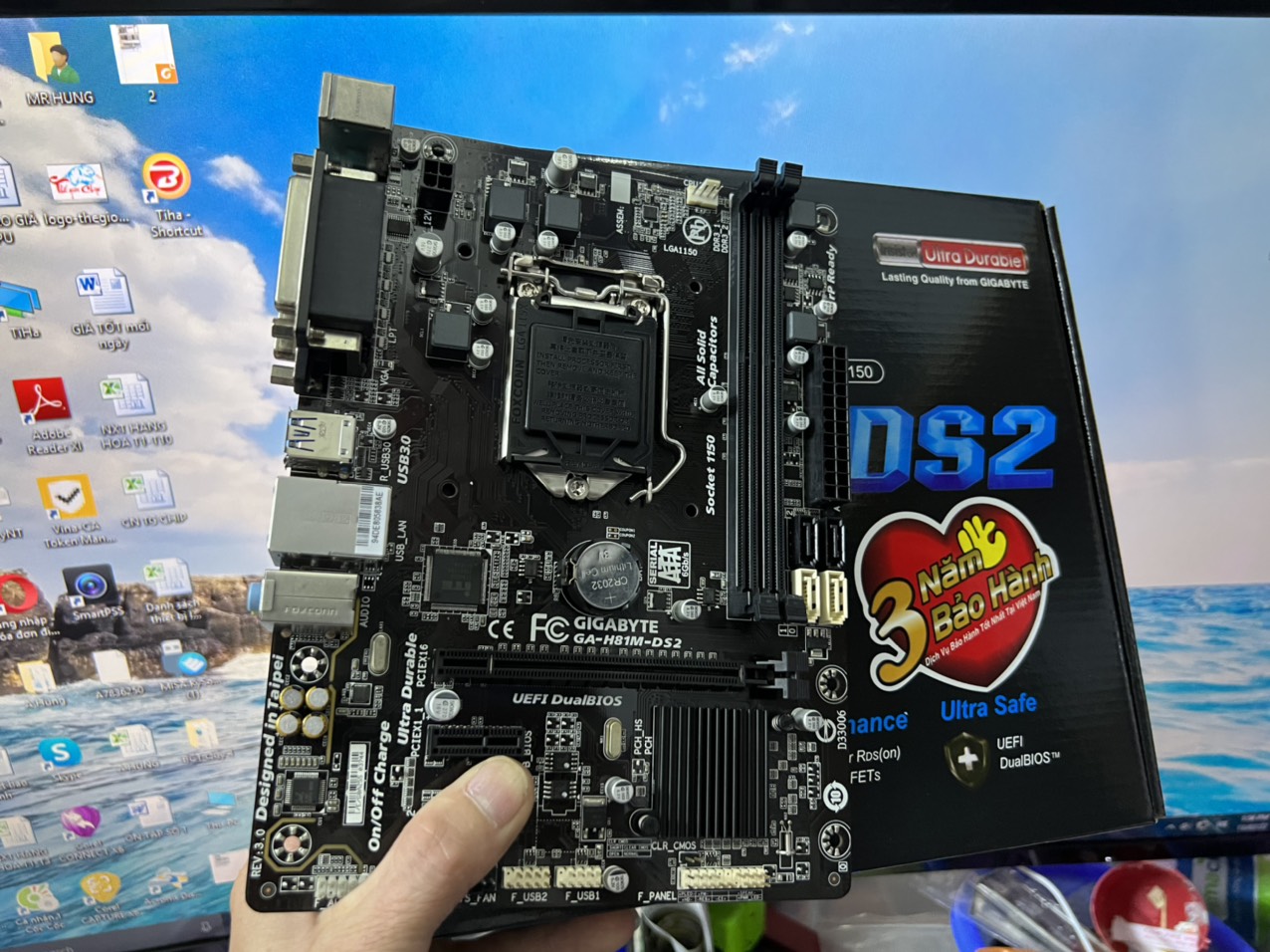 Bo Mạch Chủ Mainboard GIGABYTE H81M-DS2(V3.0) (SK1150) - Hàng Chính Hãng