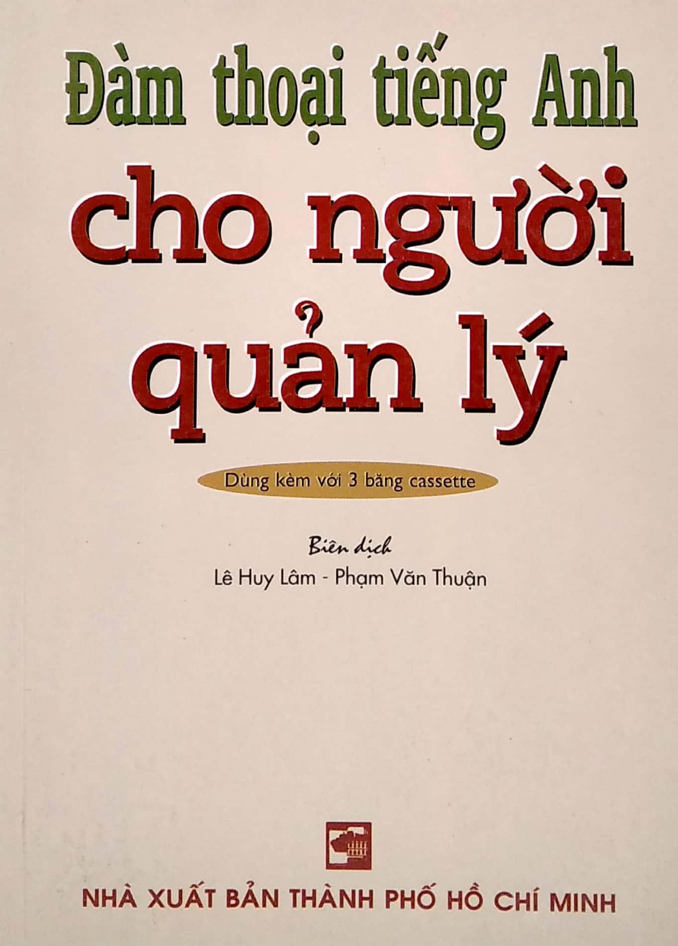 Đàm Thoại Tiếng Anh Cho Người Quản Lý