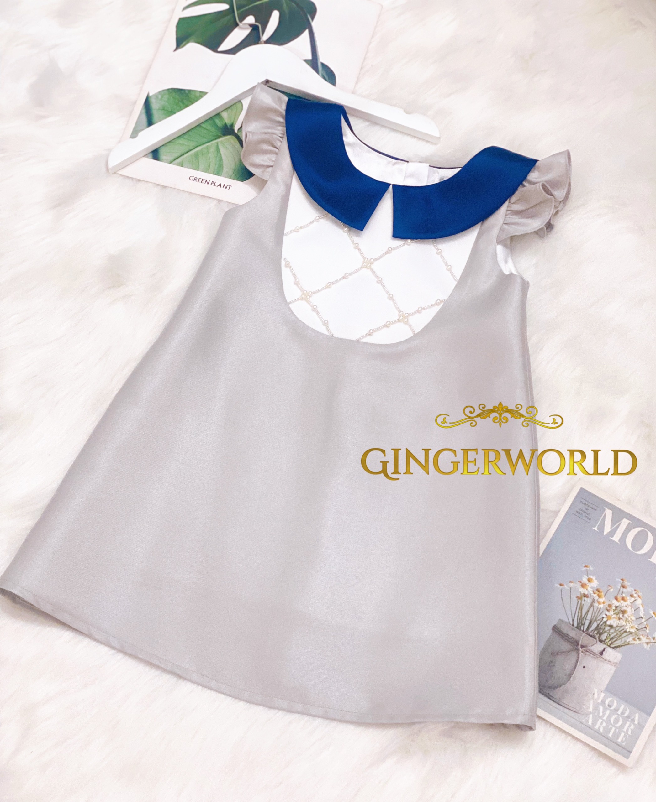 ĐẦM DỰ TIỆC CHO BÉ HQ1020 GINGER WORLD