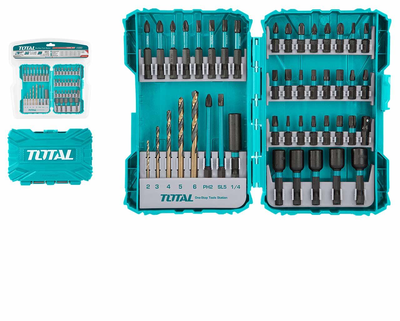 BỘ 45 MŨI SIẾT VÍT TOTAL TACSDL24502 - HÀNG CHÍNH HÃNG