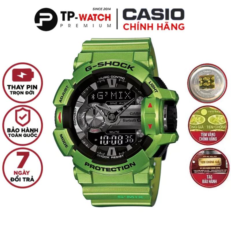 Đồng Hồ Nam Dây Nhựa Casio G-Shock GBA-400-3BDR | Bluetooth | GBA-400-3B