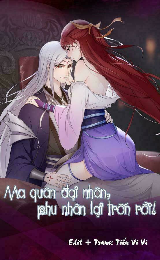 ma quân đại nhân, phu nhân lại trốn rồi! chapter 8 1