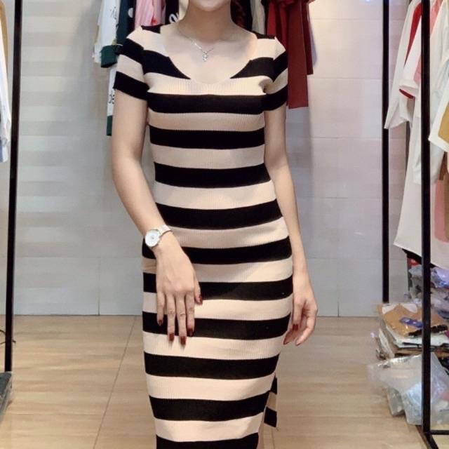 Váy len body có khoá cho con ti sml 40-60kg