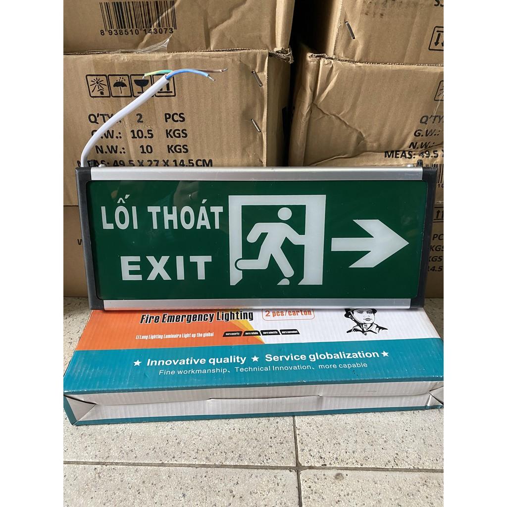 Đèn EXIT lối thoát - Người chạy sang phải - 1 mặt - Đèn EXIT chạy sang phải 1 mặt