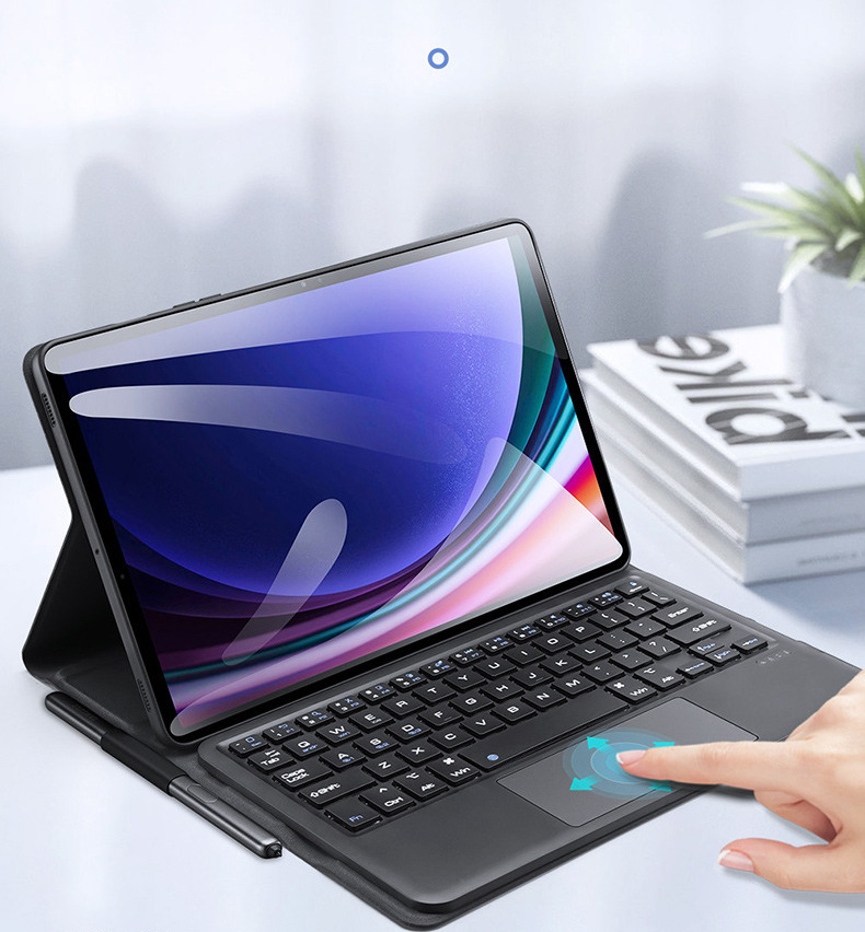 Bao da kèm bàn phím cho SamSung Galaxy Tab S7 FE chính hãng Dux Ducis có bàn di chuột TrackPad - Hàng chính hãng