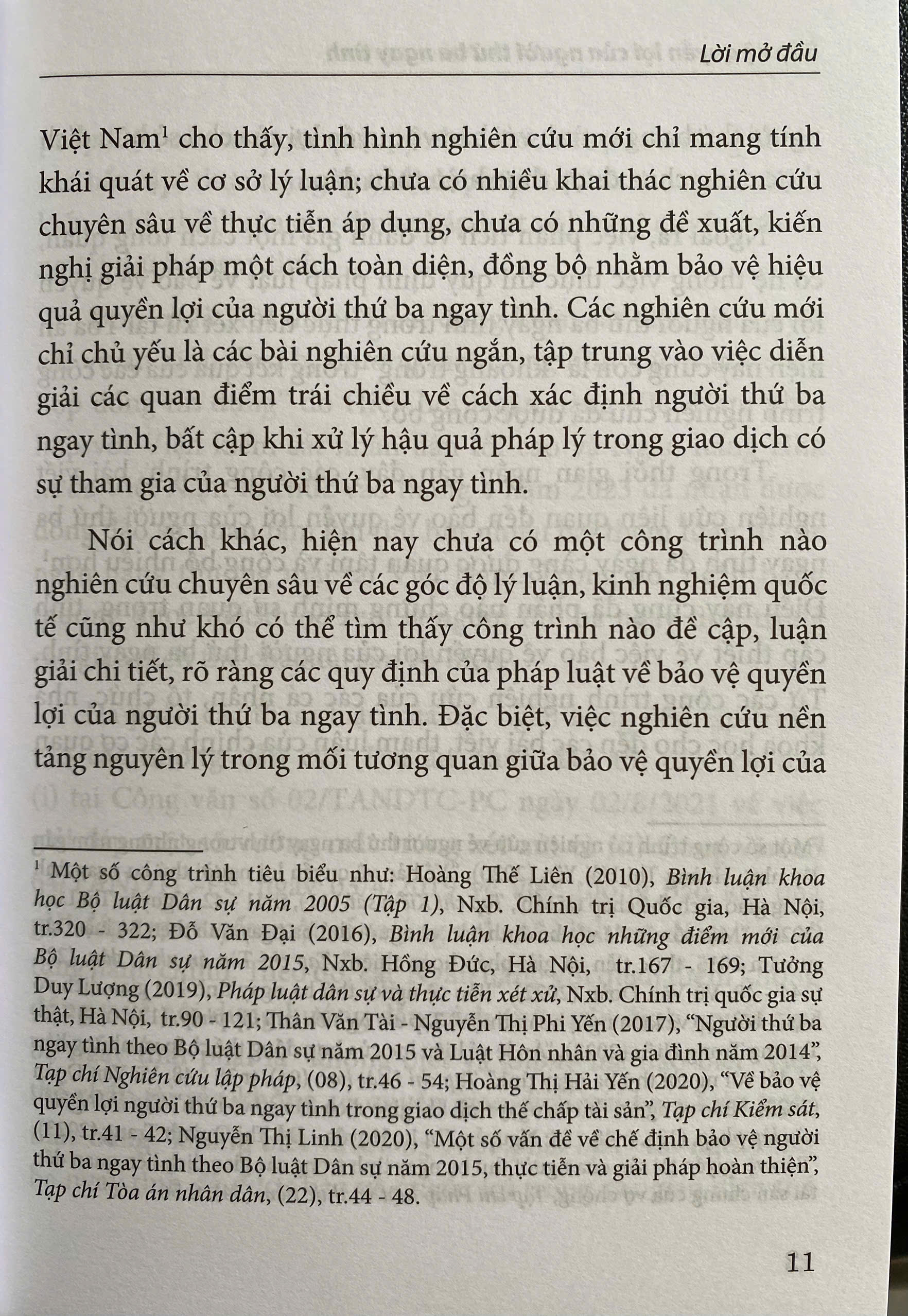 Bảo Vệ Quyền Lợi Của Người Thứ Ba Ngay Tình