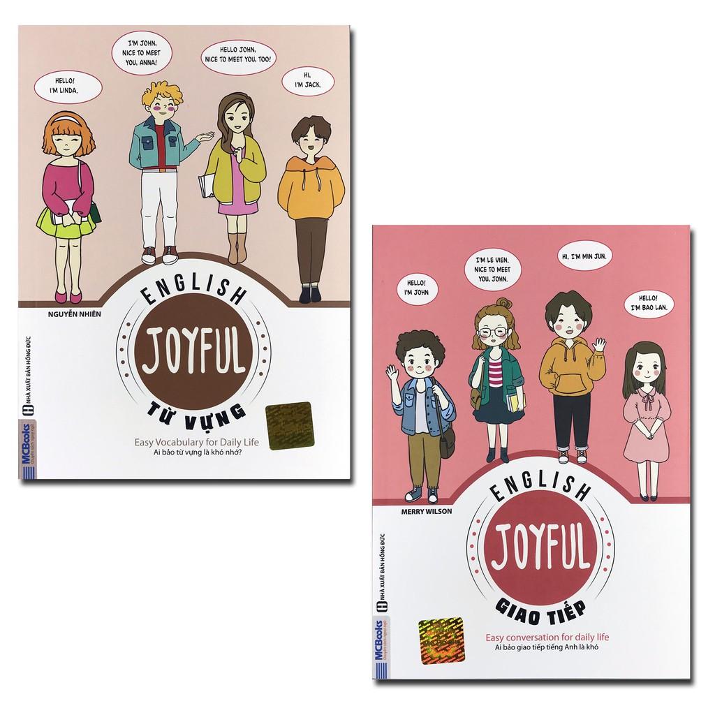 Sách - Joyful English - Từ Vựng &amp; Giao tiếp ( Combo 2 quyển, lẻ tùy chọn)