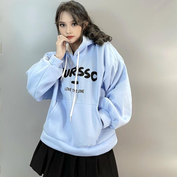 ÁO HOODIE - ÁO KHOÁC NỈ NGOẠI Form Dơi Tay Phồng Purbsso (HD2560 - Kèm Ảnh Thật)