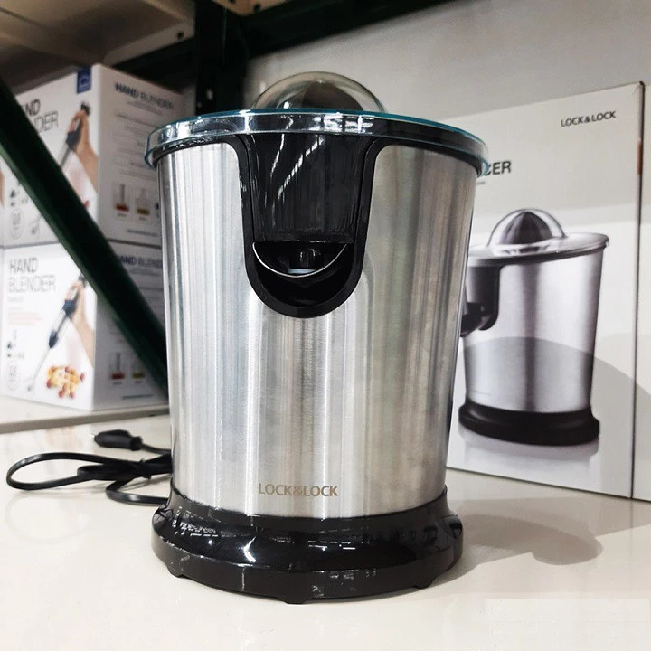 Máy vắt cam bằng thép không gỉ LocknLock EJJ226BLK công suất 85W - Hàng Chính Hãng - JoyMall