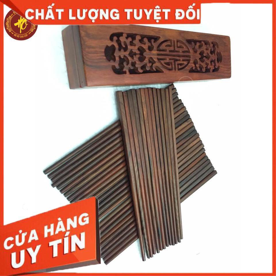 Đũa ăn, đũa xào nấu gỗ trắc đen siêu bền