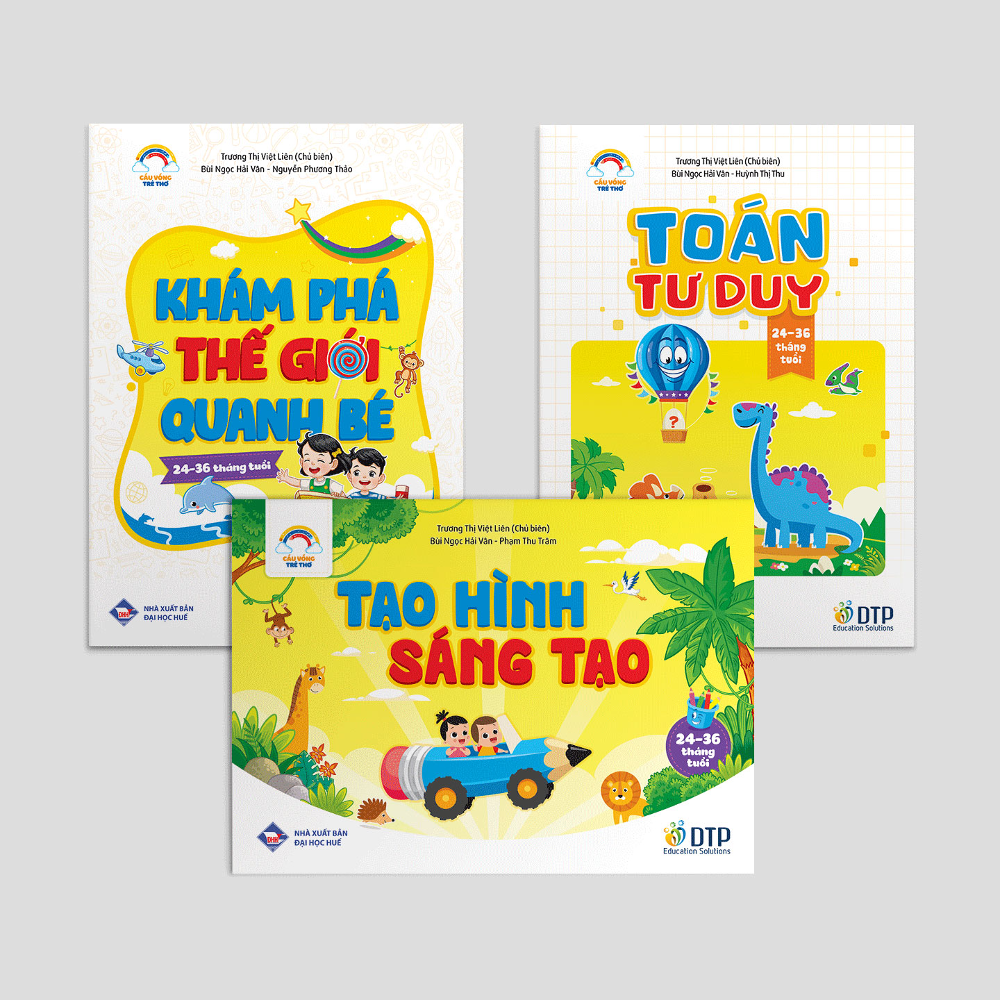 Cầu Vồng Trẻ Thơ - Bộ Sách Dành Cho 24 - 36 Tháng Tuổi 3 Quyển