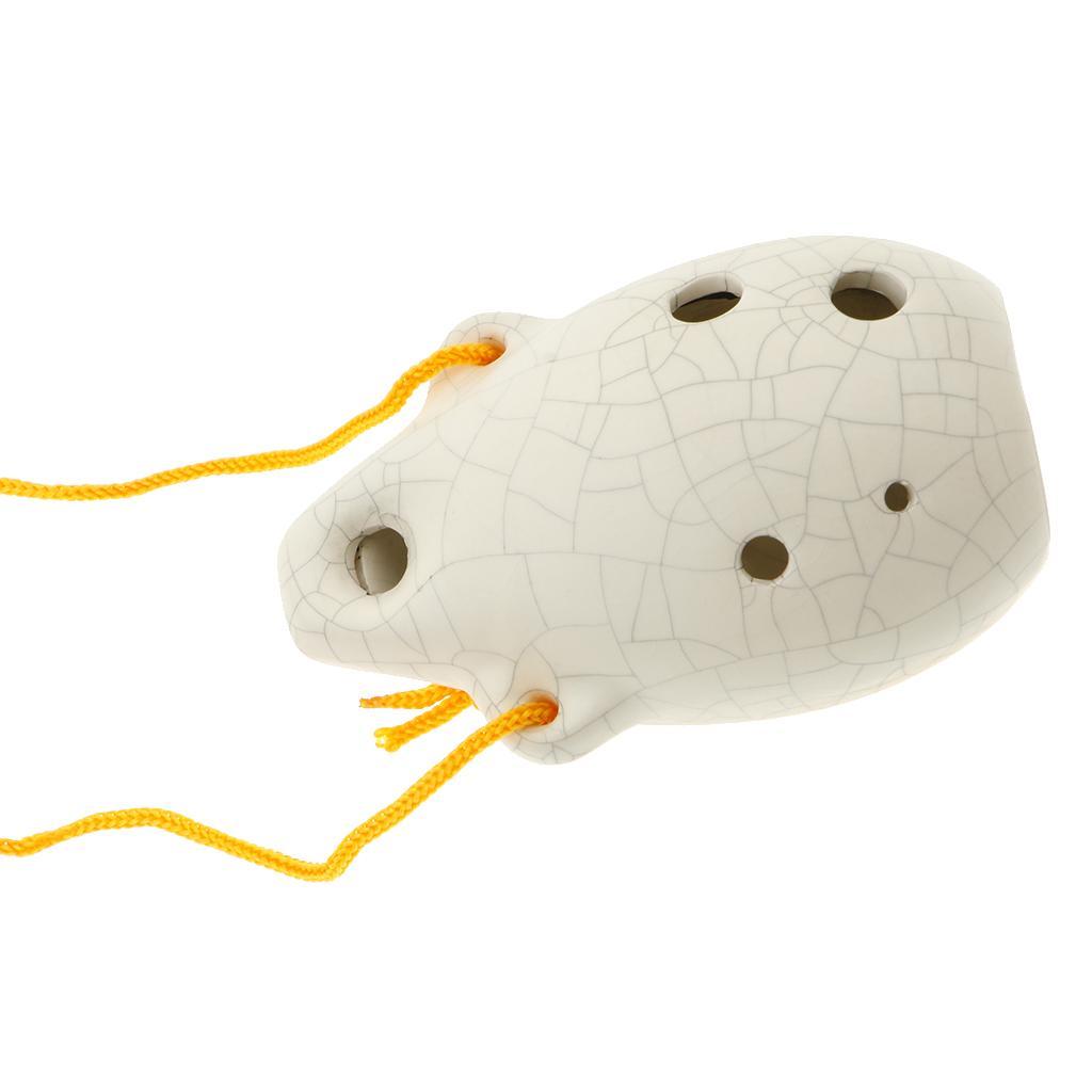 6 Hole Alto C Key Tuned Ocarina, Musical Instrument for Beginners Performers Players Students