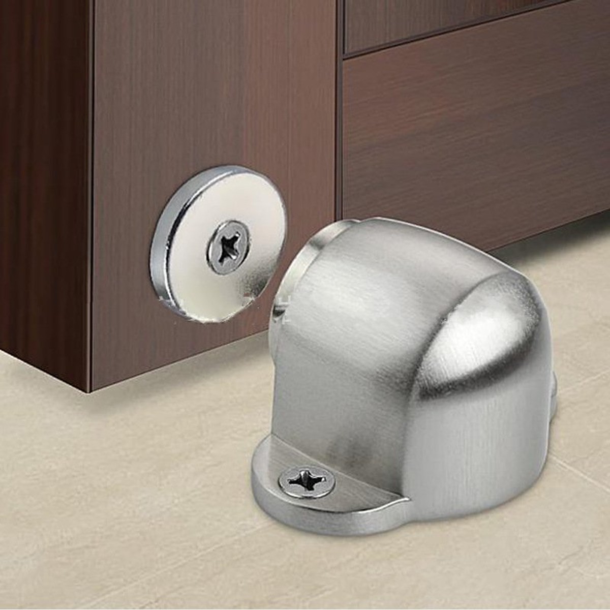 Combo 02 Hít nam châm dạng thấp inox 304