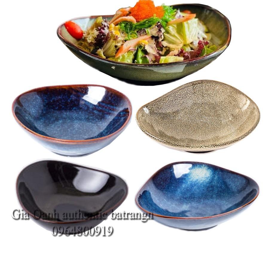 Bát tam giác ĐẲNG CẤP - Men hỏa biến CAO CẤP - Chuyên dùng cho nhà hàng
