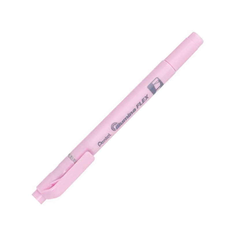 Bút Dạ Quang 2 Đầu Pastel Pentel-SLW11P-P - Pastel Pink - Hồng