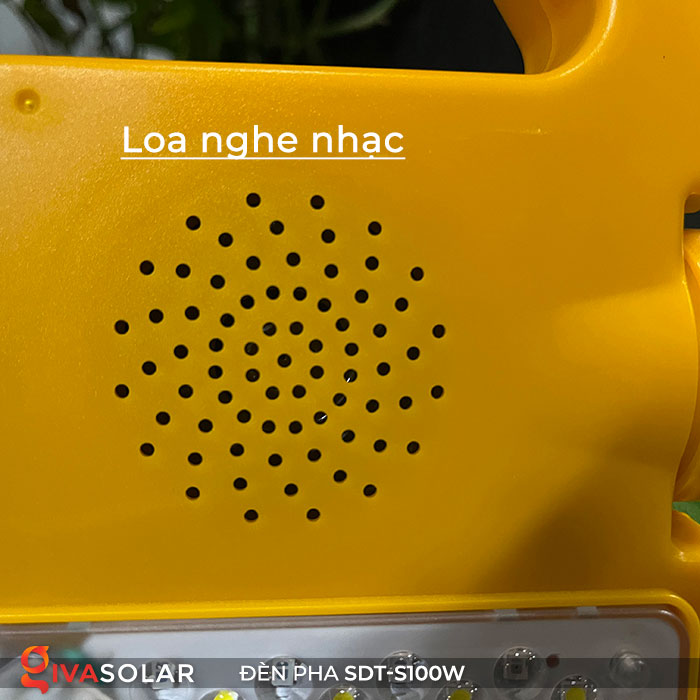 Đèn pha sạc điện & Solar kết nối được bluetooth GIVASOLAR SDT-100W
