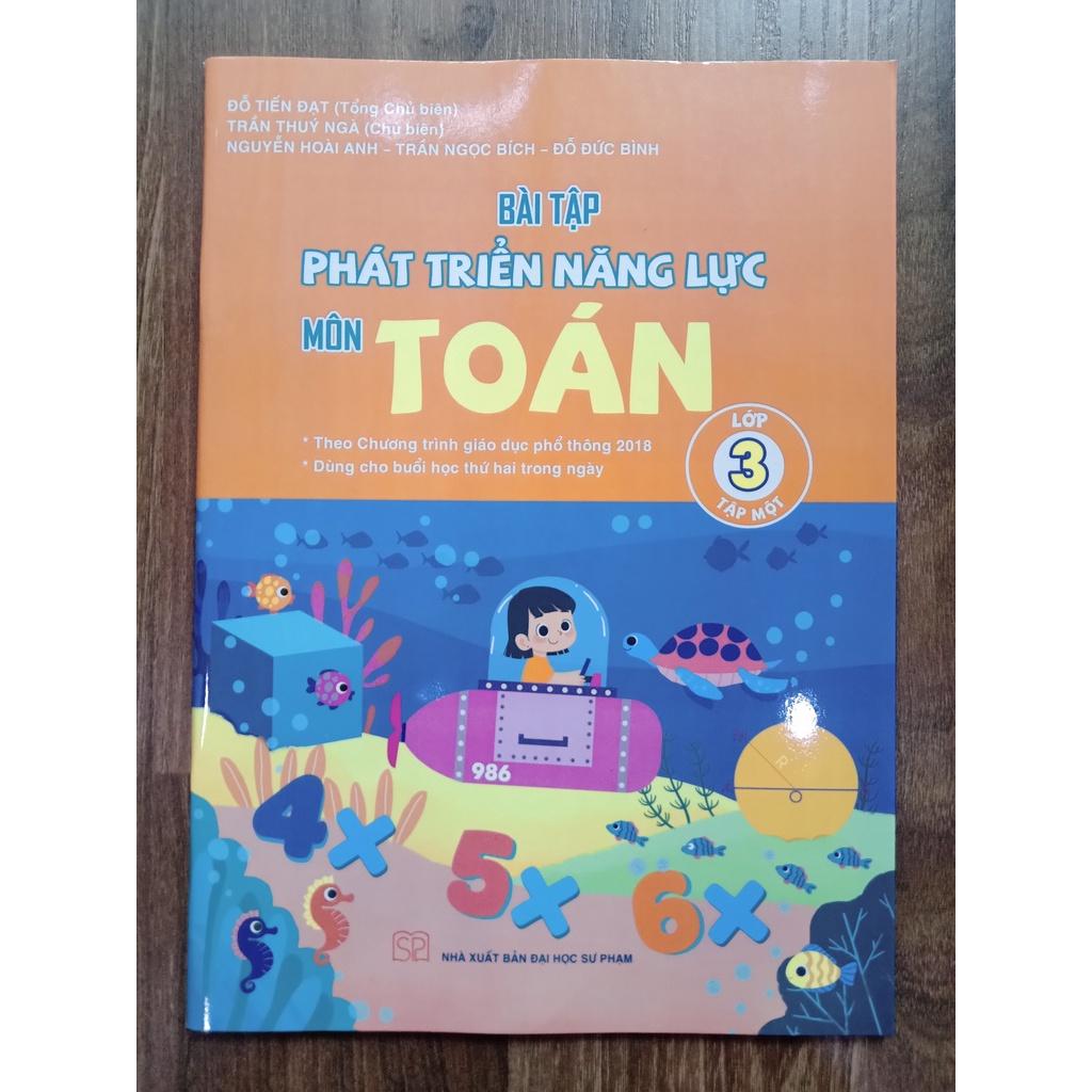 Sách - Combo Bài tập phát triển năng lực môn Toán lớp 3 - Tập 1 + 2