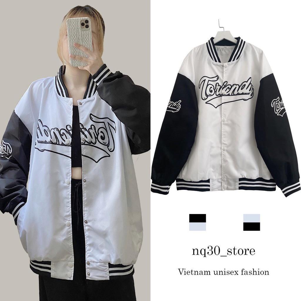 Hình ảnh Áo Khoác Bomber Jackets Dù 2 Lớp Form Rộng Nam Nữ Unisex