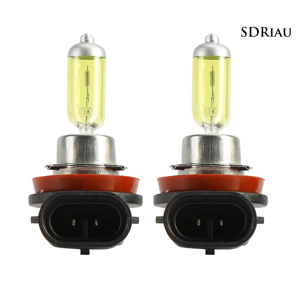 2 Bóng Đèn Halogen 12v 55w H11 3000k Thay Thế Cho Đèn Pha Xe Hơi
