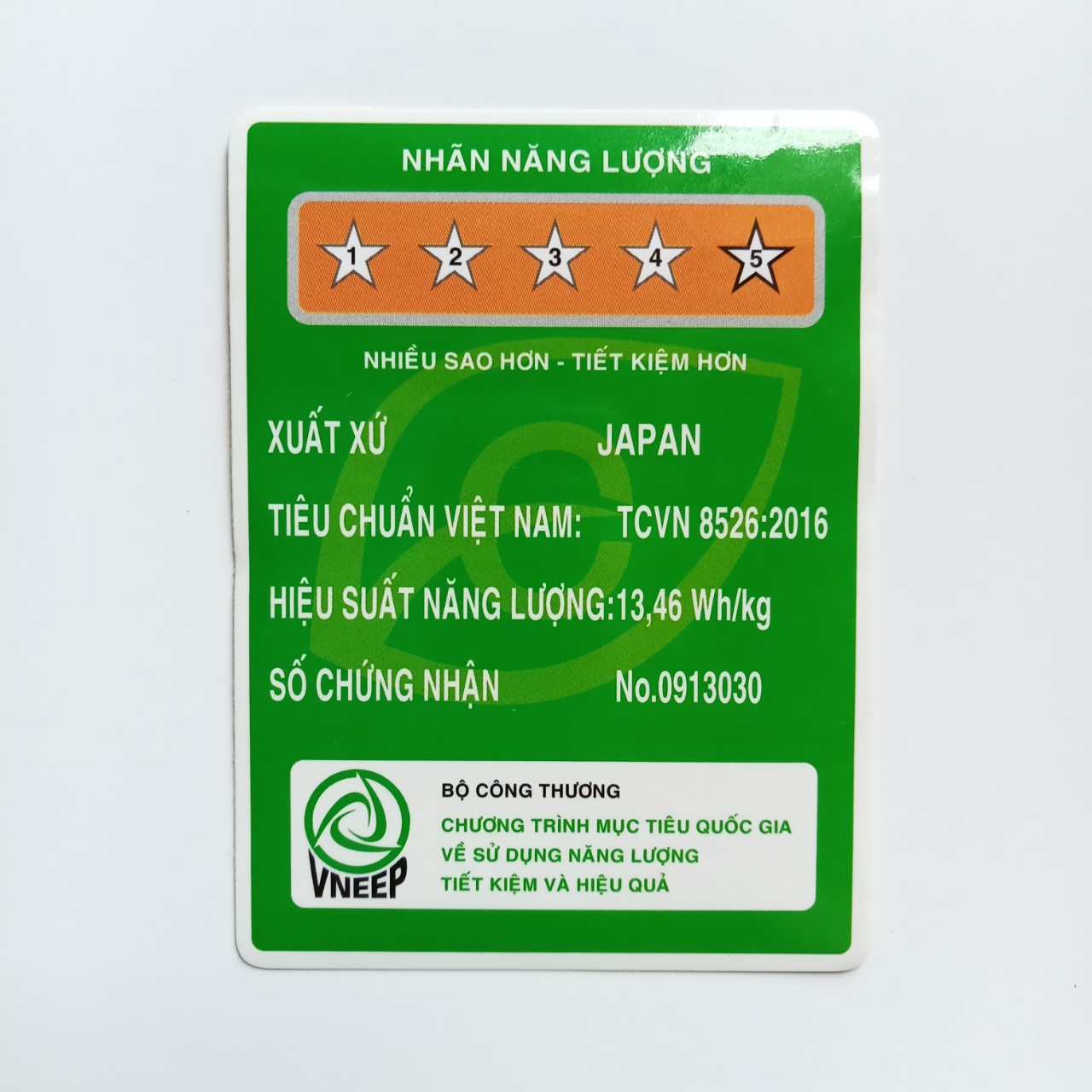 Tem dán nhãn năng lượng máy lạnh tủ lạnh điều hòa - Tem tiết kiệm năng lượng máy lạnh tủ lạnh điều hòa - tem năng lượng