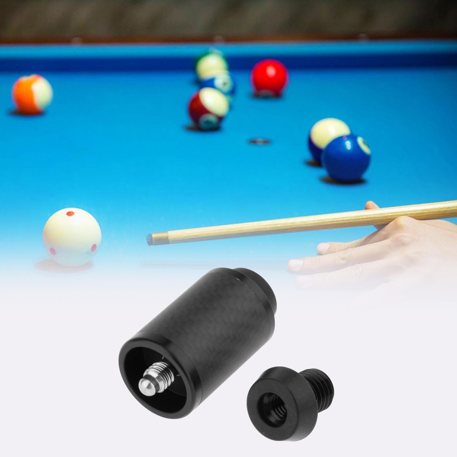 Pool Cue Extension, Billiard Cue Extension, Pool Accessories with , Billiards Supplies, Professional Carbon Fiber Cue Shaft Extend