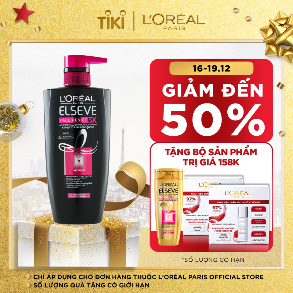 Dầu Gội Ngăn Rụng Tóc L'oreal FR3X (650ml) - G2736000