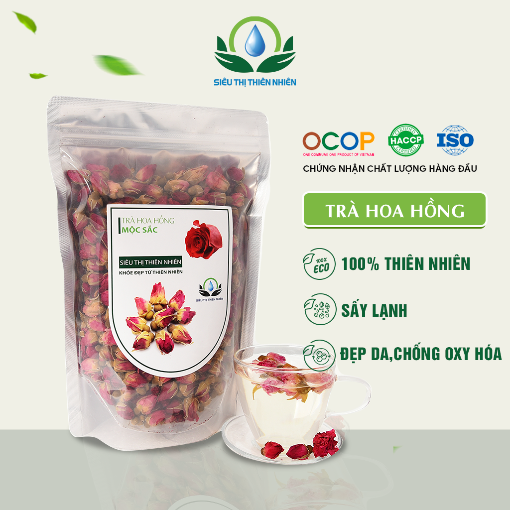 Trà Hoa Hồng Sấy Khô Mộc Sắc 100g