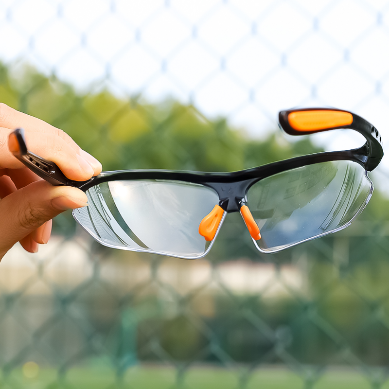 Đi xe đạp Windproof Kính cách âm Kính an toàn có lỗ thông hơi HD Kính làm việc Phòng thí nghiệm Kính bảo hộ phòng thí nghiệm Kính bảo vệ Kính đeo mắt Color: B - 1PC