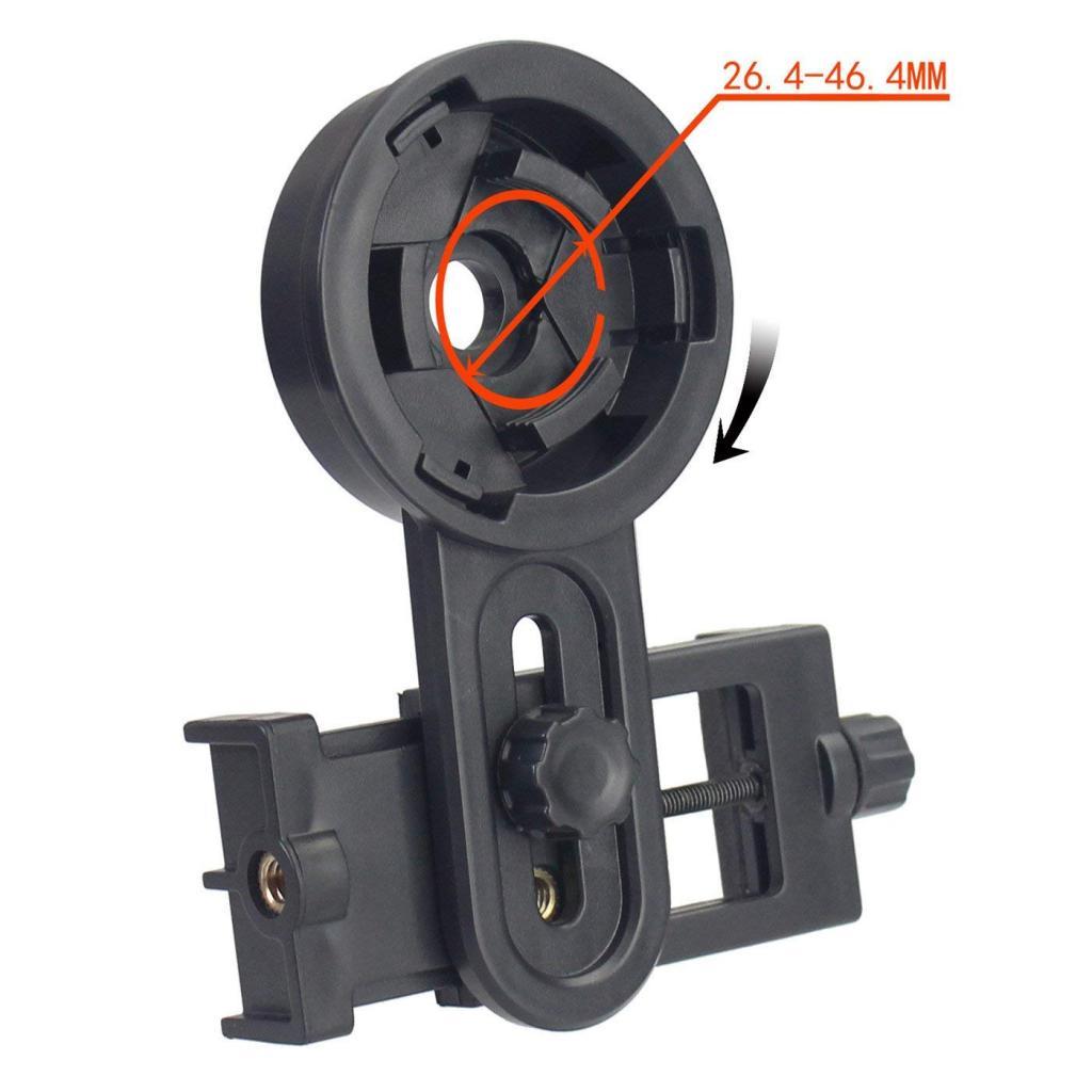 2xCell Phone Telescope Mount Adapter Binoculars Holder Spotting Scope Bracket
