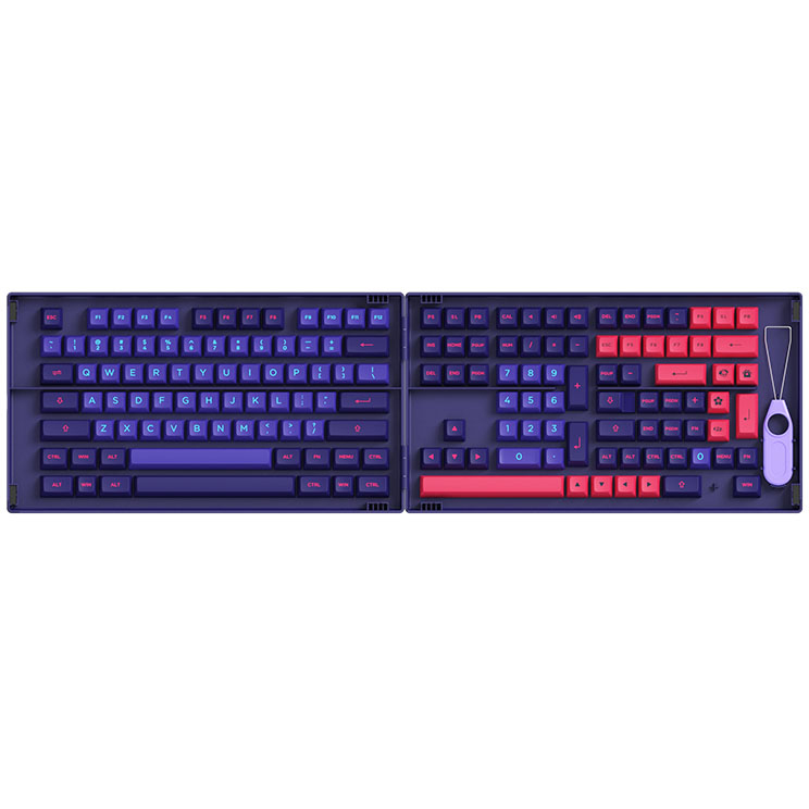 Nút Bàn Phím Cơ AKKO Keycap Set Neon (ASA Profile) - Hàng Chính Hãng