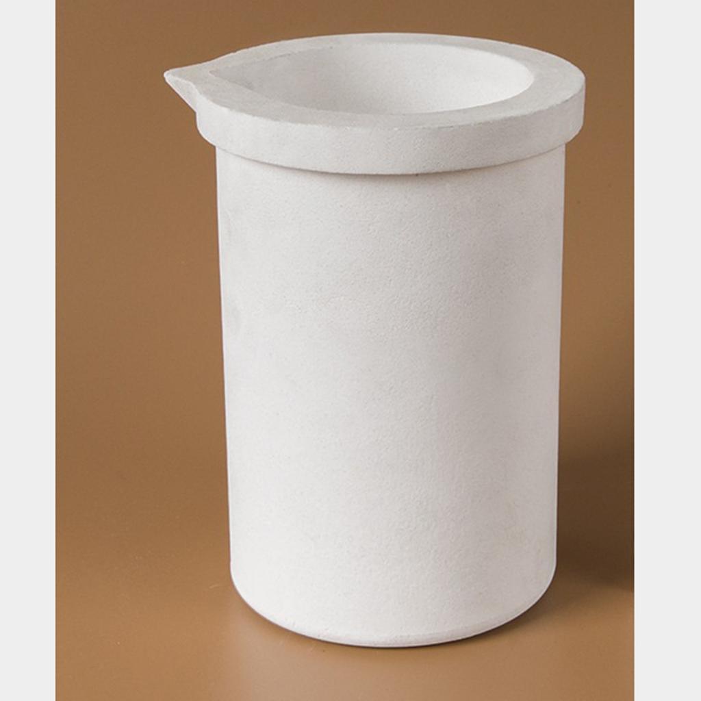 3pcs 2kg Quartz Silica Melting Crucible Pot Cup Metal Gold Silver Casting